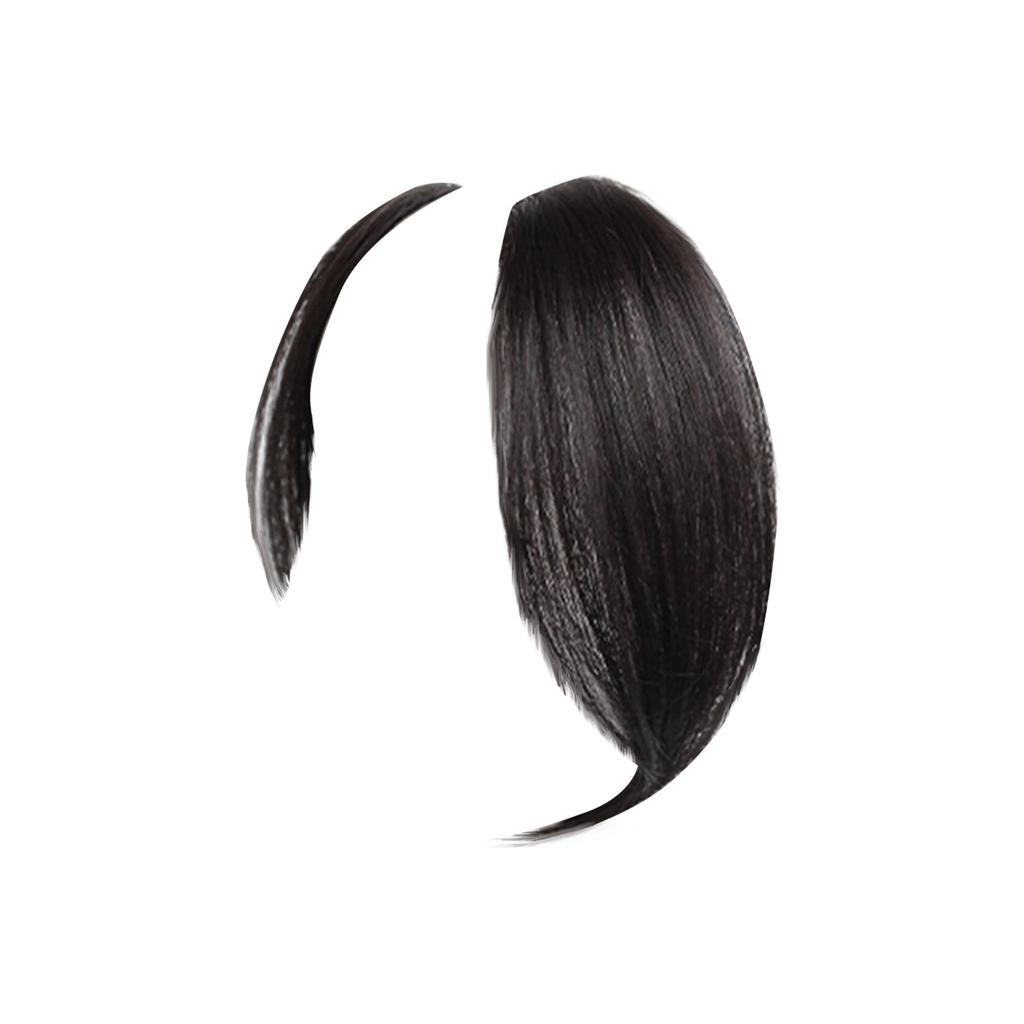 Forehead Wig With Bangs, -Piece Seamless Middle-Parted Fake Bangs