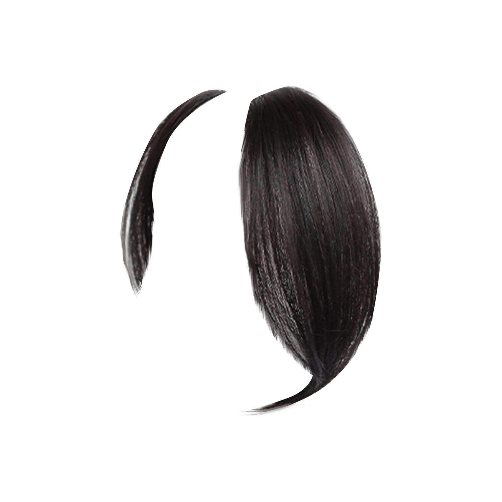 

Forehead Wig With Bangs, -Piece Seamless Middle-Parted Fake Bangs One Size