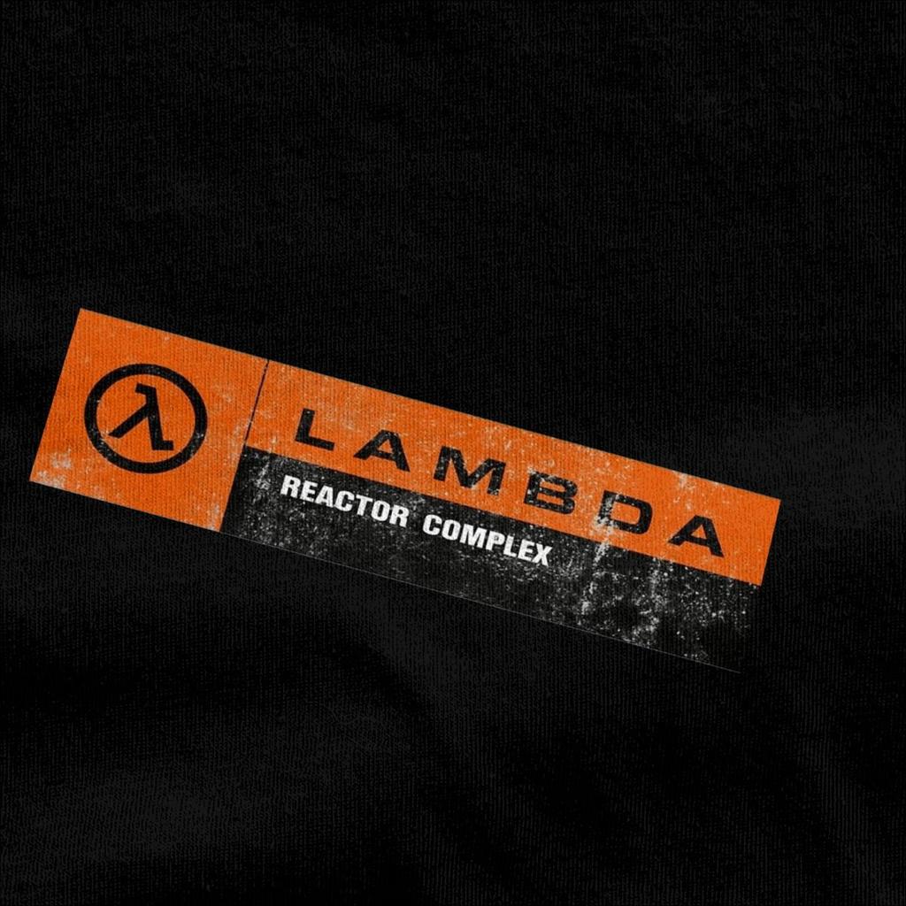 Paar T-Shirt Lustiges Spiel Halfs Lifes Lambda Reaktor Komplex Beschilderung T-Shirts Hip Hop Tees Streetwear Baumwollkleidung Geschenkidee