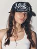 INSEOWL Washed Stitch Ball Cap - Denim Blue