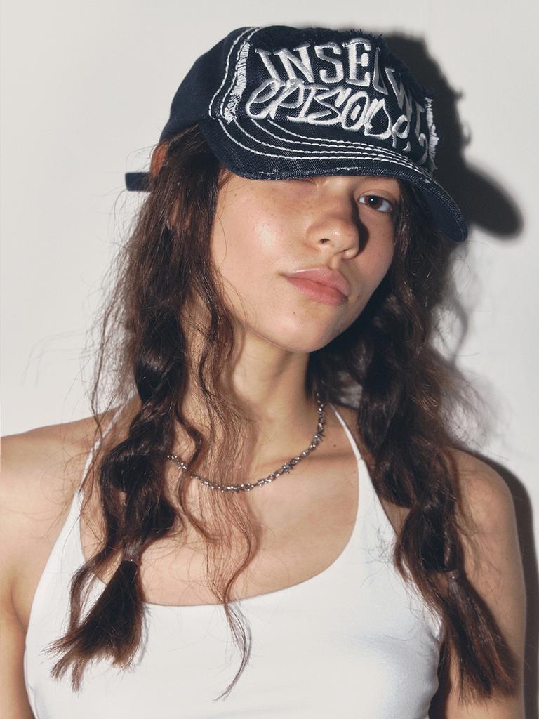INSEOWL Washed Stitch Ball Cap - Denim Blue
