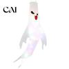 Theme Cafe Hanging Decorations 47 Inch Halloween Ghost Windsock with LED Lights, Luminous Flying Ghosts Flag Wind Socks for Tree Outdoor Yard
