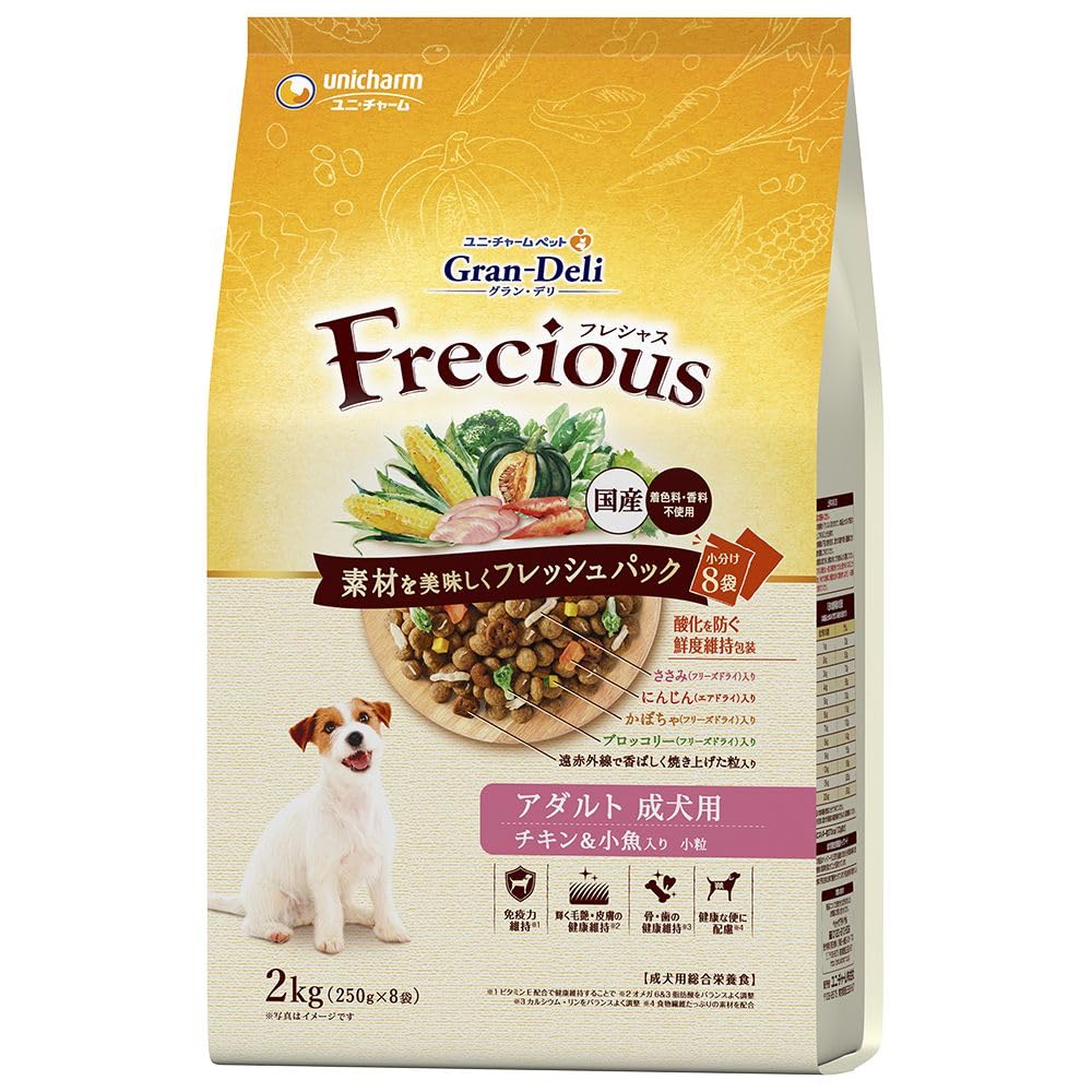 

Корм для взрослых собак Unicharm Grand Deli Fresh с курицей и мелкой рыбой 2 кг (Оптовая закупка) & [x3]