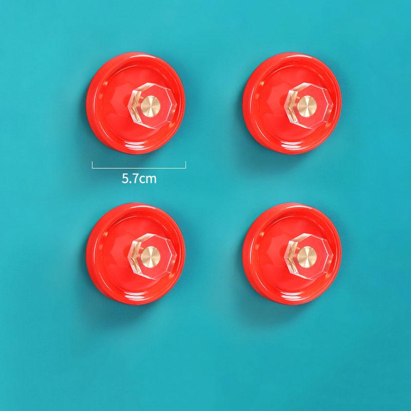 Nail-free Bathroom Hook Ceramic Color Towel Hook 4-piece Bedroom Living Room Coat Hook Single Hook Red/Black/White/Green