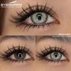 1pair Color Contact Lenses for Eyes Brown Contacts Lenses Fashion Blue Eyes Lenses Yearly Gray Eye Contacts Green Lens