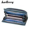 Baellerry Women's Long Wallet: Korean Style Clutch with Multi-card Slots and Mobile Phone Holder.