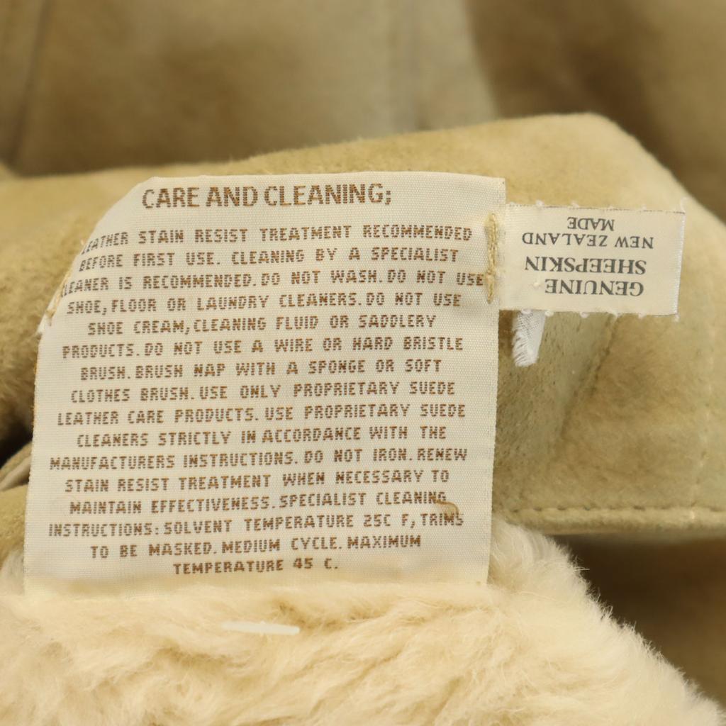 DOWN UNDER INTERNATIONAL 80s 90s Old Mouton coat XL beige Men's Used