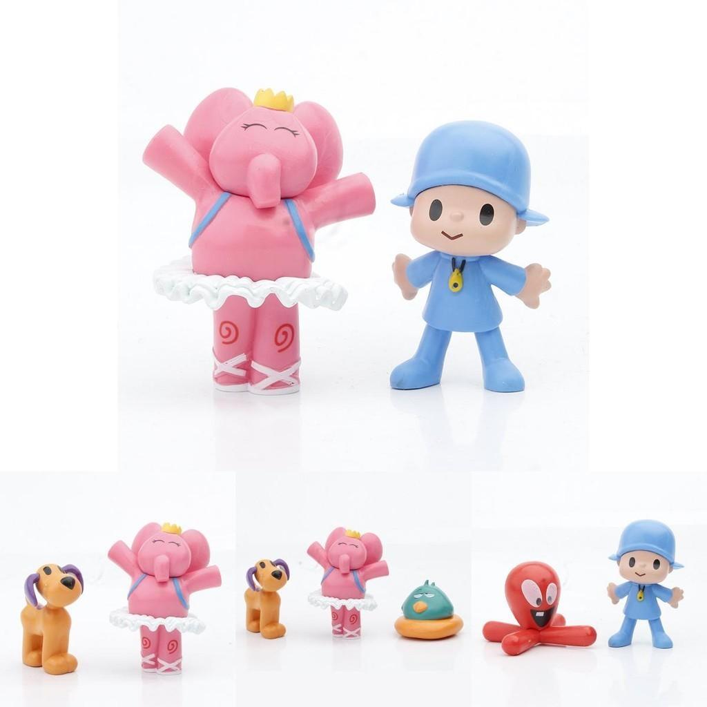 Adorable 7pcs Pocoyo Action Figures Zinkia Miniatures Perfect For Cake Decoration