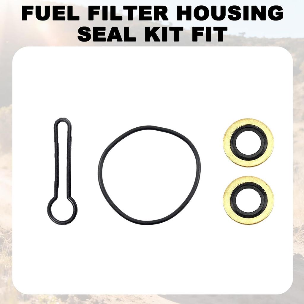904-535 Fuel Filter Housing Seal Kit Fit for Ford 6.0L Powerstroke | for Excursion F-250 F-350 F-450 F-550 Super Duty 2003-2007 V8 Replace