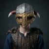 Middeleeuwse Vikinghelmen met Hoorns Norsen Barbaren Krijgershoed voor Vechtspel Halloween Cosplay Themafeest