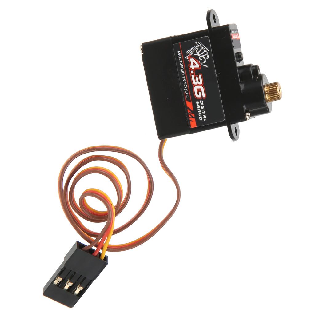 RC Digital Servo Set 4.3G Metal Gear Coreless Motor Servo for 124 RC Car Airplane FixedWing