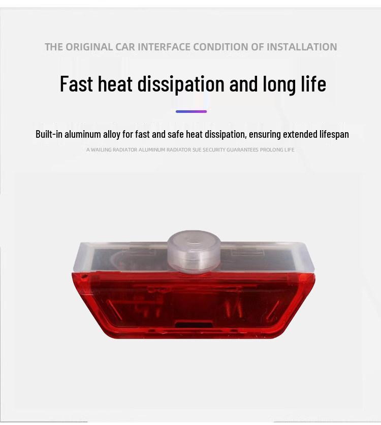 Special Welcome Light Projector for 23-25 Hongqi H5/H9, E-Hs3/H6/H7/Hs7/EHs9 Car Doors.
