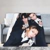 Kpop Group Lngshot  Printed Blanket For Men Women Ultra Soft  Throw Blankets for Bed 50x60 Inches Multi-size
