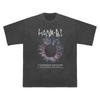 Fireworks Hana-Bi Takeshi Kitano T-Shirt Vintage Washed Cotton Graphic Tee Unisex Oversized Crew Neck Short Sleeve Retro Cinema Top Gift