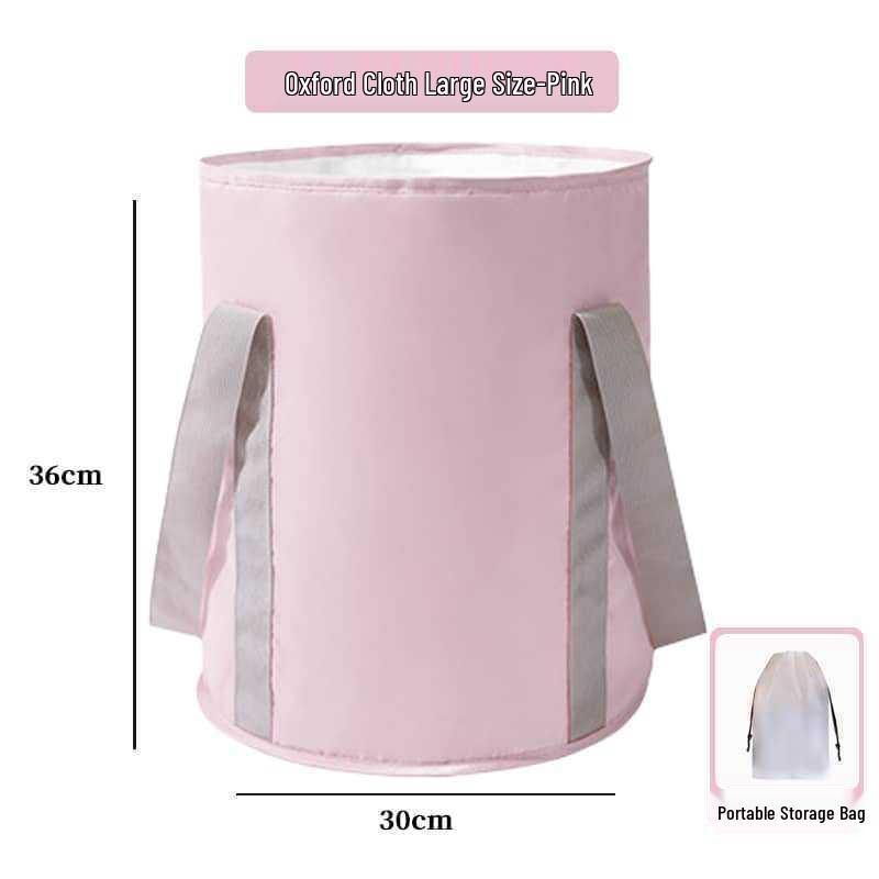 Portable Foldable Foot Bath Basin - Oxford Cloth, Insulated, for Travel or Dormitory Use