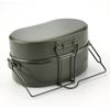 Aluminum Lunch Box Cookware Outdoor Camping Rice Cooker German Style Mess Kit Three-Part Portable Cooking Pan Pot
