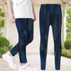 Girls Striped Dotted Printed Full Length Fitted Stretch Waist Yoga Leggings
