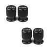 4pcs Car Wheel Tire Valve Caps Aluminum Airtight Covers Badge Emblem for Toyota C-HR CHR Accessories