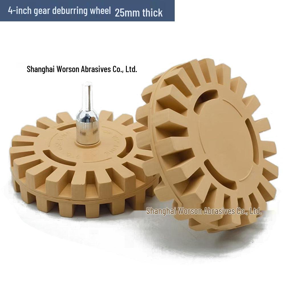 Pneumatic Deburring & Adhesive Removal Wheel, 3.5/4 Inch - Car Paint & Adhesive Remover.