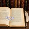 Hands-free Page Holder Shimmer Clip Holder Opener Transparent Thumb Book Reading Accessory Bat Heart Shape Plastic Bookmark for Lovers