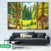 1Pcs Outdoor View Decoration Background Winter Backdrop Decorations For Photo Studio Photo Booth Christmas Party