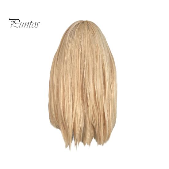 

Женский длинный прямой парик с челкой, естественный вид, шелковистые, термостойкие, высокотемпературные волокна, женские синтетические волосы F