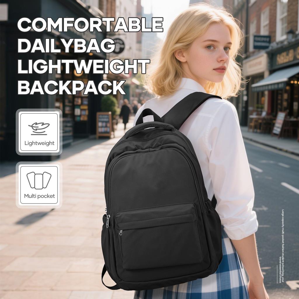 New Style School Backpack for Teens Laptop Bag College Rucksack for Girls Boys Lightweight Bookbag
