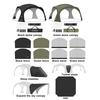 Outdoor Silver Coated Canopy Rainproof Sunscreen Self-driving PU3000MM Awning For Camping Dome Shelter Sunshade Beach Tent Dome