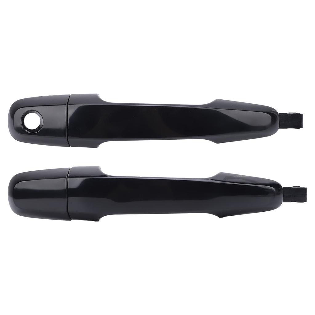Outer Door Handle Comfortable Grip Black Scratch Resistant Exterior Door Pull Handle Replacement for
