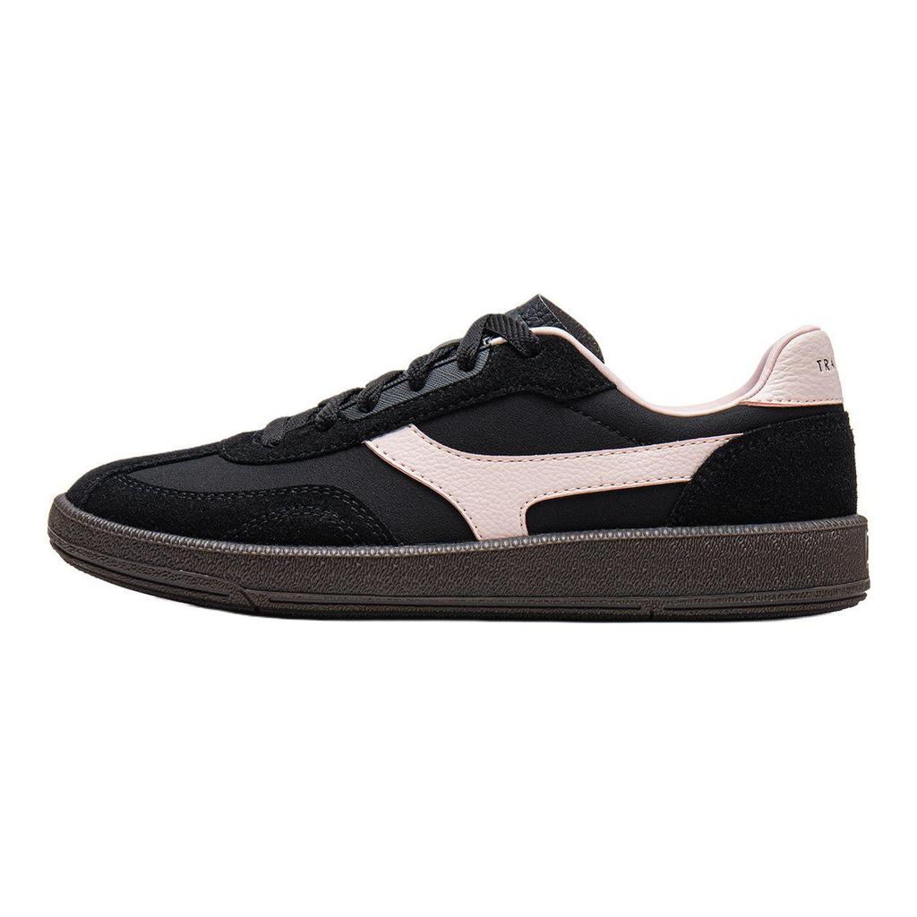 Li Ning YUNCHUAN 2 Slip Resistant Cushioning Abrasion Resistant Lightweight Low top German Army Trainers Women's Black AGCV338-9