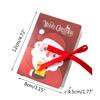 5 BALENÍ Krabičky na cukroví ve tvaru knihy Veselé Vánoce Vánoční dárková krabička Santa Clause Navidad Natal Noel Party Dekorace Potřeby