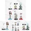 Christmas Nightmare Before Christmas Jack Skeleton Sally Collectible Pvc Figure Set