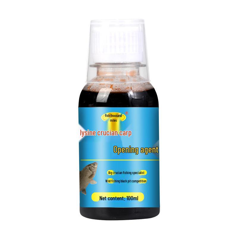 Fish Thousand Miles Lysine Crucian Carp Additive: Enhances Appetite for Black Pit and Wild Fishing, Perfect for Crucian Carp Bait and Nest Material.