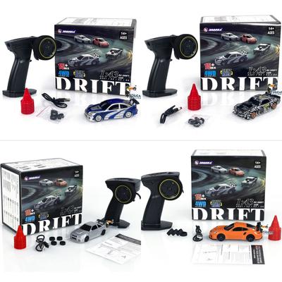 Gifts Outdoor Toys 1/43 RC Drift Car Mini RC Race Cars 2.4G Remote Control 4WD High-Speed Motor Vehicle Model for Boys