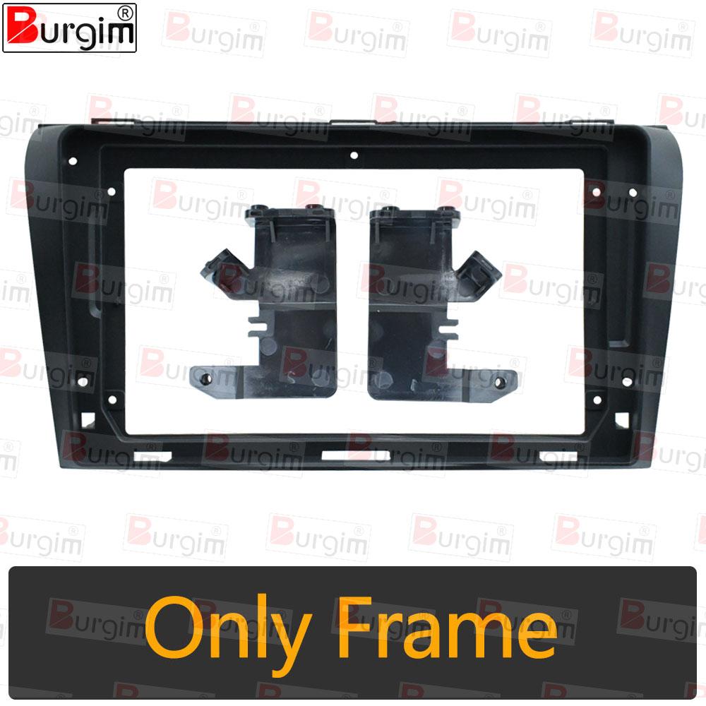 

Рамка для автомагнітоли 2DIN 9 дюймів для Mazda 3 Mazda3 BK Axela 2003-2009, Панель для стереосистеми, Джгут проводів, Адаптер живлення, Декодер Canbus only frame