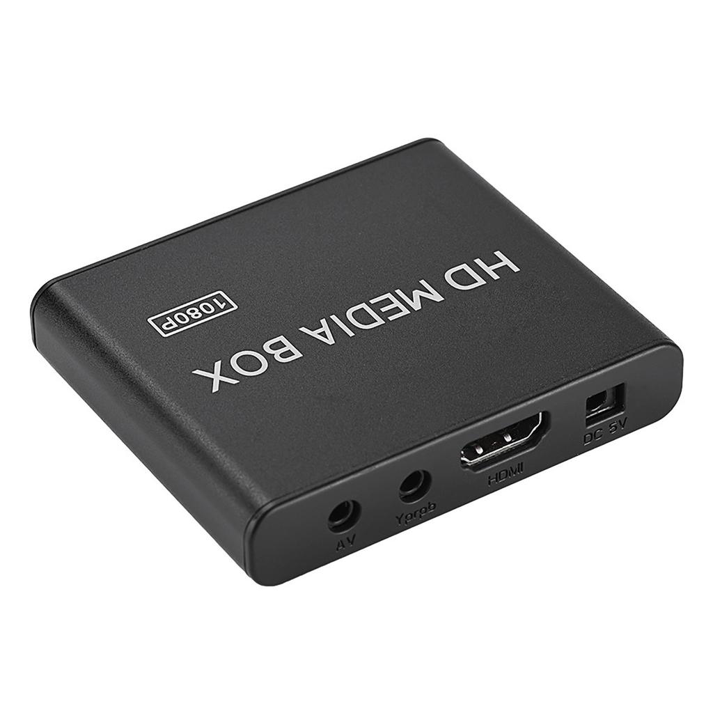 Full HD Mini Box Media Player 1080P Media Player Box unterstützt USB MMC RMVB MP3 AVI MKV