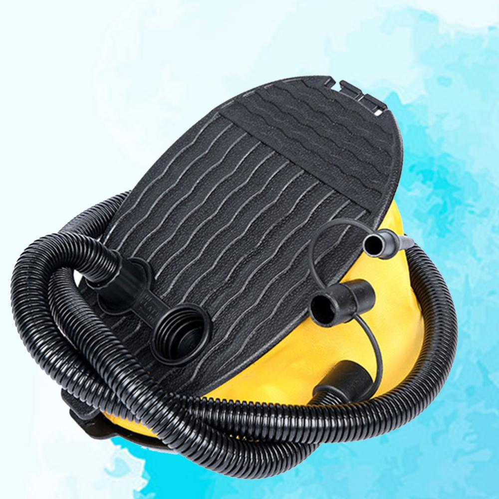 Foot Operated Air Pump For Bellows Foot Pump Hand Pump Cycling With 3 Adapters For Storage Balloon Sleeping Air Bed жёлтый