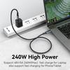 USB4.0 40Gbps Type C to C Cable USB4.0 240W Blazing-Fast Charging Cable 8K60Hz for PS5 Nintendo Switch Galaxy S22 MacBook Pro