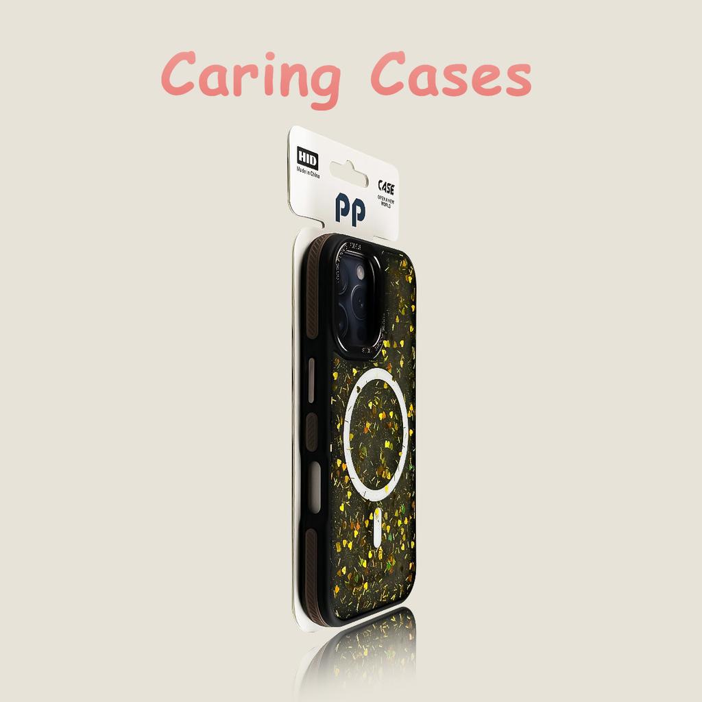 For iPhone 17 Pro Max Case Red Heart Glitter Transparent Acrylic Anti-Slip Shockproof Compatible with iPhone 16 15 14 13