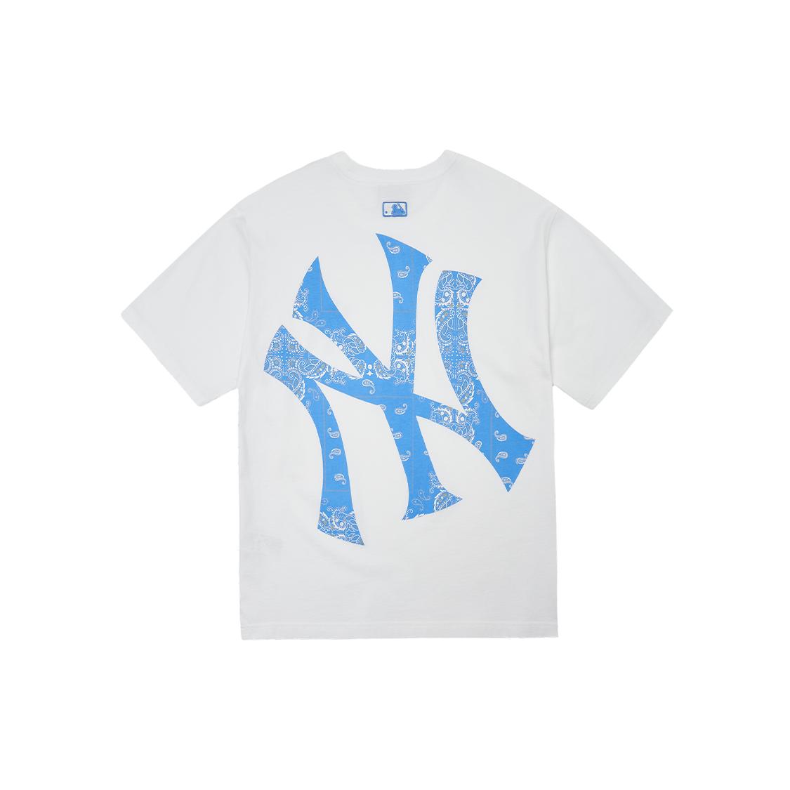 

Новая футболка MLB New York Yankees SS22 Унисекс Белая 3ATS53023-50WHS XXL