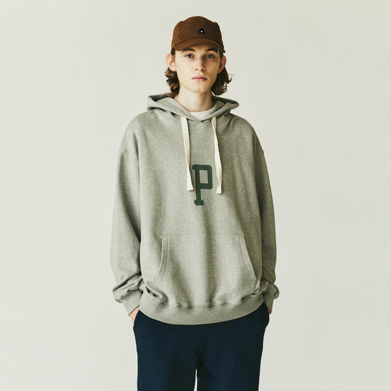 Spnk [Stpeaknickr] Logo Hoodie Sweatshirt Gray Melange Gray/M
