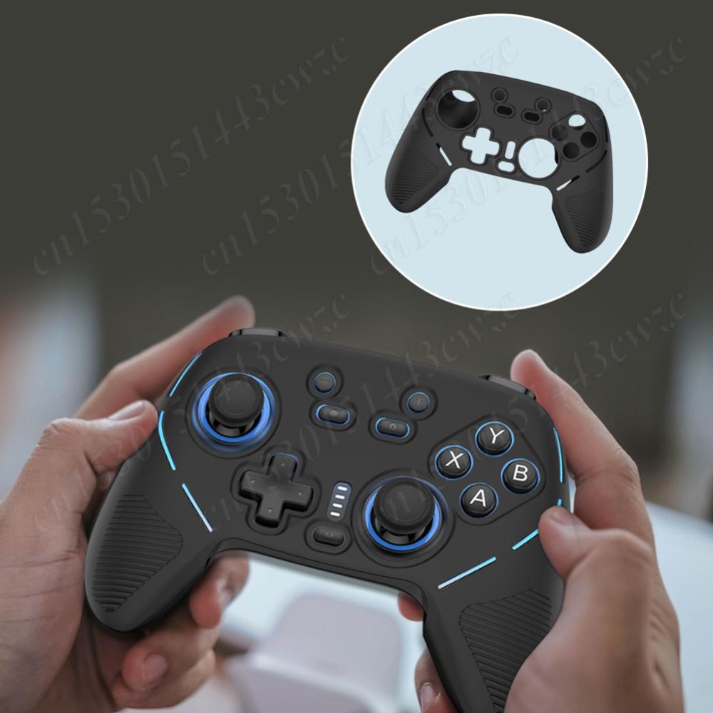

Силиконовый чехол-рукоятка для беспроводного игрового контроллера GameSir Super Nova, противоскользящий, из мягкого силикона, защитный чехол от падений China Mainland