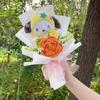 Cartoon My Melody Kuromi Cinnamoroll Kt Cat Plush Doll Creative Flower Bouquet Valentine Christmas Graduation Birthday Gift