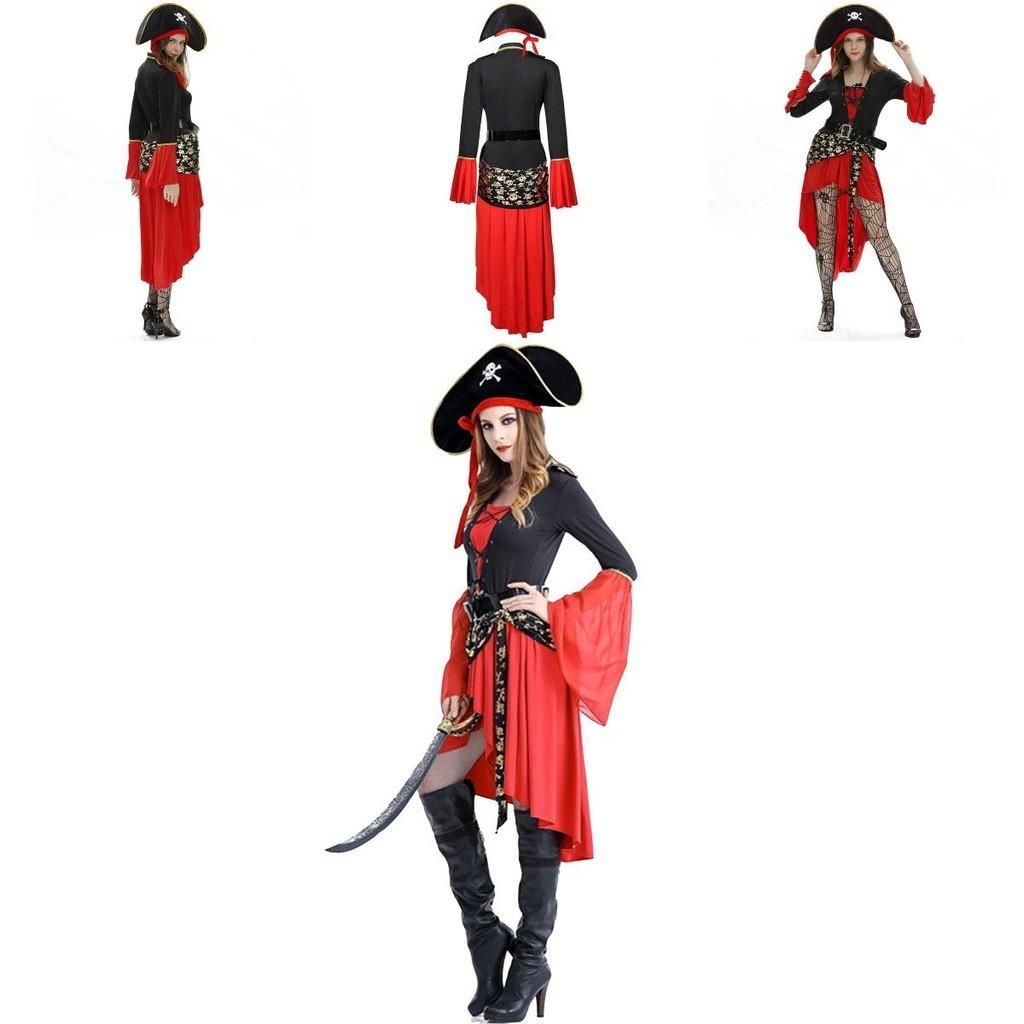 Exquisite Women Adult Pirate Costume For Halloween And Carnival Celebrations