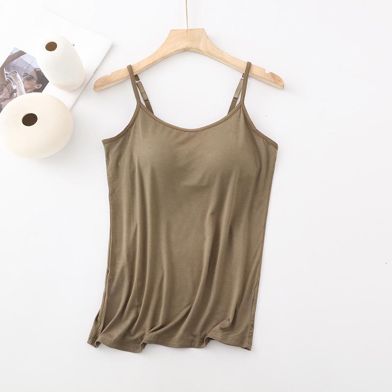 Damen-Schlankheits-Camisole mit integriertem BH und verstellbaren Trägern