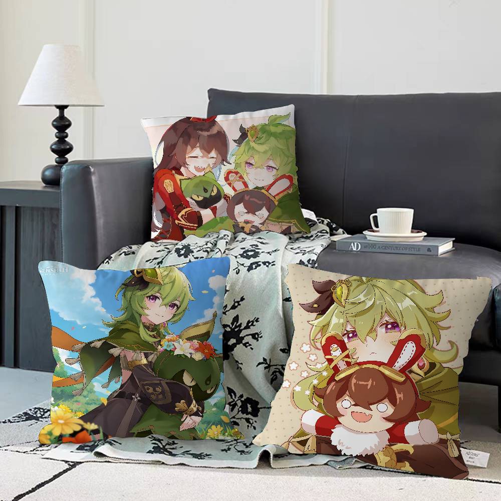 Collei Genshin Impact Kuddfodral Kuddöverdrag Vardagsrum Soffa Heminredning Anpassad