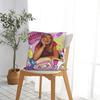 Lizzies Cartoon McGuires Square Pillow Case  Cushion Cover Custom Zippered Decorative Pillowcase for Car 45x45cm