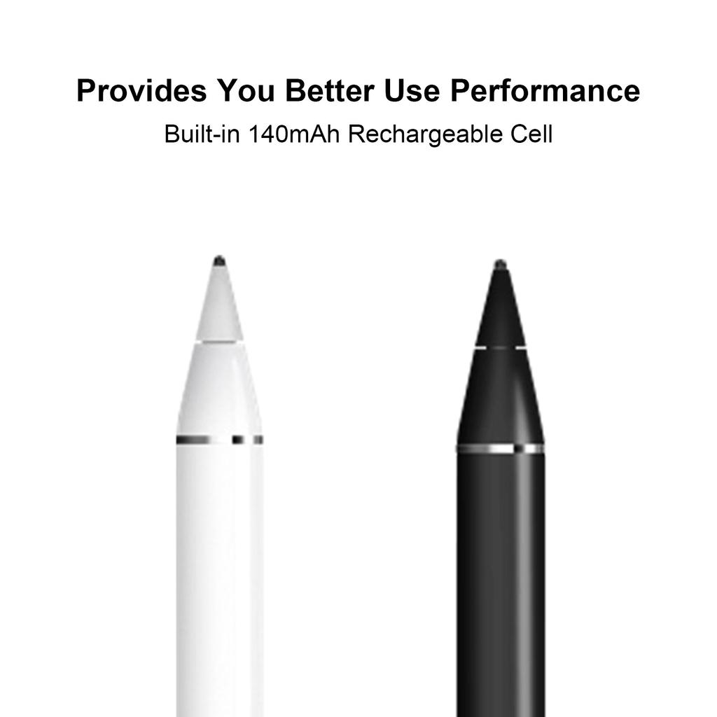 Digital Active S-tylus Pen Pencil 1.45mm Replacement for Android IOS System Ipad-Air 9.7 Mini 1 2 3 4 Pro Built-in 140mAh High Capacity Rechargeable
