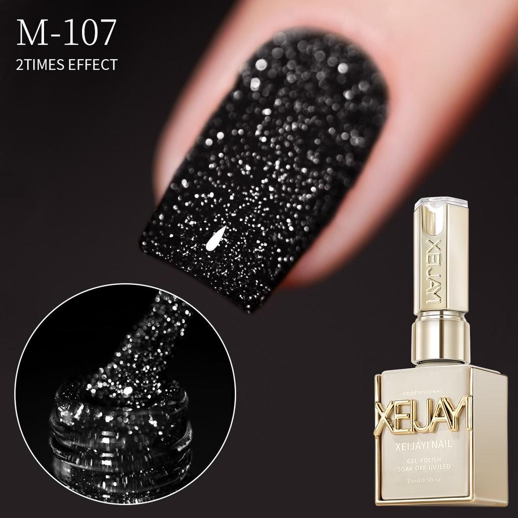 2025 Celeb Fave Wine Red Diamond Glitter Nail Gel Set