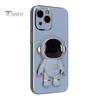 Phone Protective Case Cartoon Foldable Camera Protector Astronaut Mobile Phone Cover with Stand for iPhone 14/Pro/Max (Plus)/Pro Max